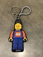 Lego Collectable MINIFIGURE MAN KEYRING or Back Pack Clip