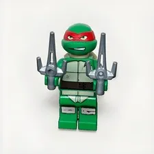 Lego Teenage Mutant Ninja Turtles Minifigure TNT037 Raphael Gritted Teeth H