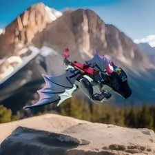 Lego Elves 41187 Sapphire Dark Blue Dragon Only Rosalyn’s Healing Hideout