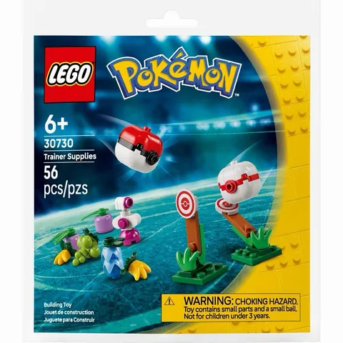 LEGO Pokemon Trainer Supplies Paper Bag 30730 (SEALED)