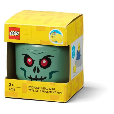 LEGO Storage Products: 40330805 Mini Head Sand Green - Zombie NEW
