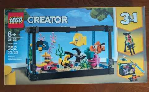 2021 LEGO Creator Fish Tank 3 in 1 #31122 New in Box Factory Sealed Retired