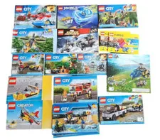 Lego City & Other Instruction Books Lot • Manuals Only • Mixed Titles