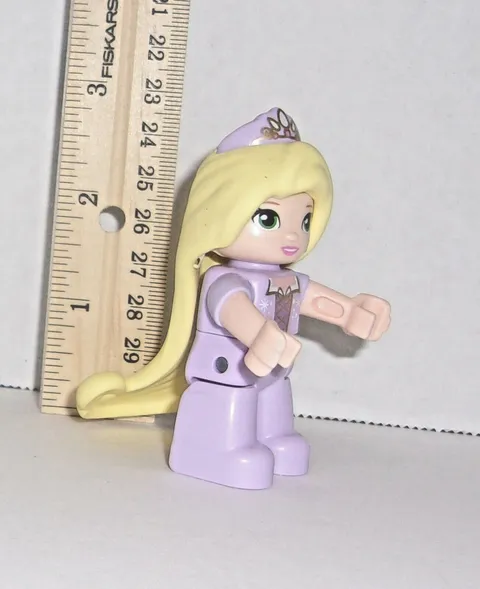 Lego Duplo RAPUNZEL Disney Princess Minifigure Long Blonde Hair  L1