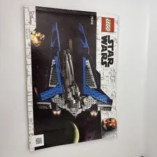 LEGO Mandalorian Starfighter 75316 Star Wars Illustrated Instruction Manual