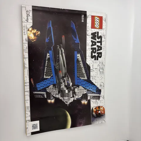 LEGO Mandalorian Starfighter 75316 Star Wars Illustrated Instruction Manual