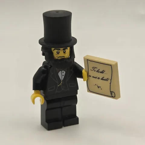 LEGO Movie Abraham Lincoln Minifigure 71004 Series 2014 President Figure