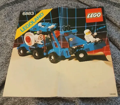 LEGO 6883 Terristrial Rove Classic Vtg Instruction Original 1987 Manual Only 