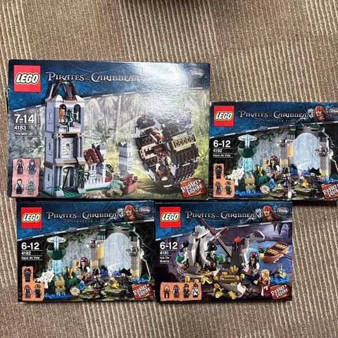 LEGO Pirates of Caribbean 4192 On Stranger Tides 4 Set Lot Minifigures Jack