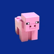Lego 21115 Minecraft Pink Pig Minifigure Retired 2014