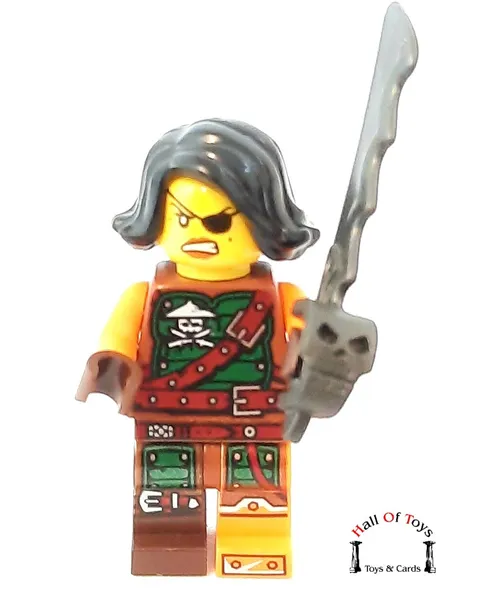 LEGO Ninjago Minifigure Cyren From 70593 Green Dragon Rare