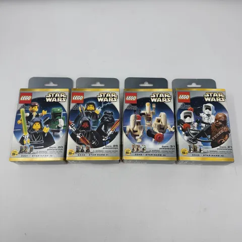 NEW SEALED LEGO Star Wars: Minifigure Pack Bundle - 3340 3341 3342 3343