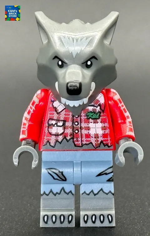 LEGO Wolf Guy Minifigure (col211) Series 14 Monsters CMF Halloween Werewolf