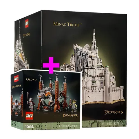 FedEx: LEGO Icons 11377 Lord of the Rings Minas Tirith + 40893 Grond GWP Bundle
