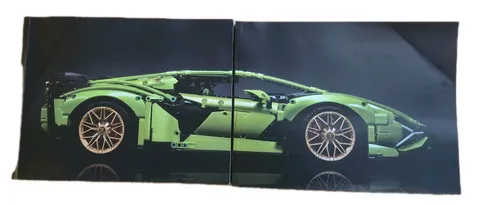 LEGO Technic Instruction Manuals 42115 Lamborghini Sian FKP 37 Books 1 & 2 Green
