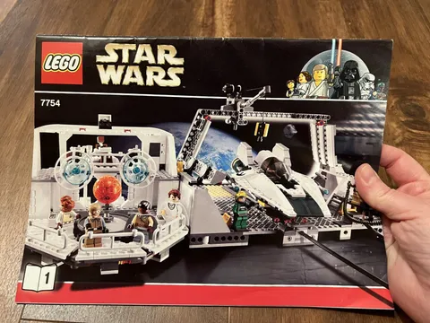 LEGO 7754 STAR WARS Home One Mon Calamari Star Cruiser Booklet MANUAL #1 Only