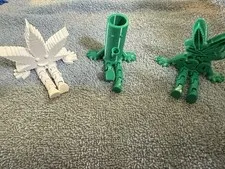 420 Minifigure lot Plant Accessories & Legs Green White 3pc