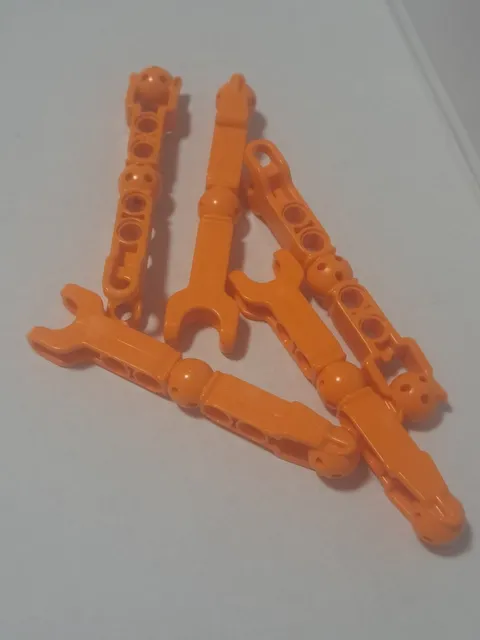 LEGO Hero Factory 90613 Arm Leg Ball Joint & Socket (Orange) x5