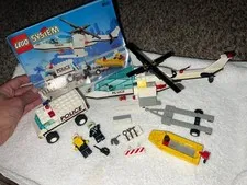 RARE VINTAGE 90s Lego Set "Search and Rescue" w original manual!