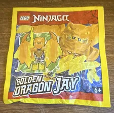 LEGO NINJAGO Golden Dragon Jay Minifigure Foil Pack 892302 2023 6+