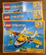 LEGO Creator Island Adventures 31064 Instructions Books Only - NO BRICKS