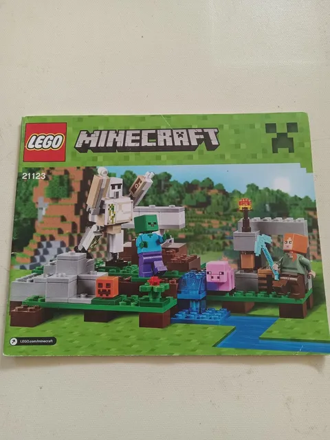 LEGO Minecraft The Iron Golem 21123 INSTRUCTION MANUAL ONLY