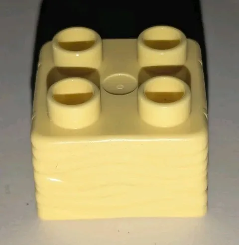 Lego Duplo Bright Light Yellow 2x2 Brick Hay Bale Profile Piece Part # 69716