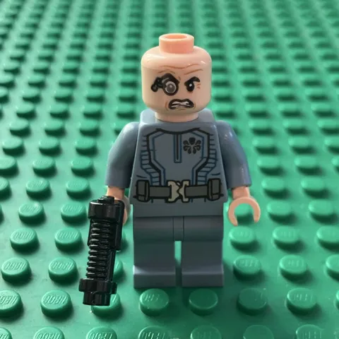LEGO Baron Von Strucker Minifigure w/ Blaster Accessory 76041