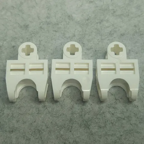 LEGO 32174 Technic Axle Connector 2x3 Ball Joint Socket White x3 Vintage Genuine