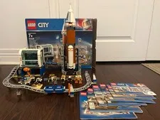 LEGO City 60228 Space Rocket Launch Control Set Complete Manuals Box