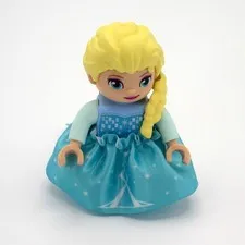 Lego Duplo Disney Frozen Princess Elsa Figure with Blue Dress & Train