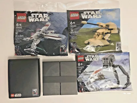 LEGO Star Wars 30654 / 30680 / 30495 + Yavin Trench Coin & Death Star Plans GWPs