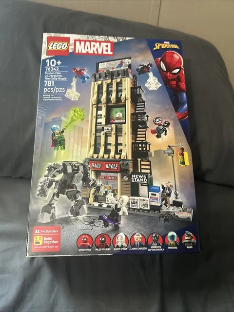 LEGO Marvel Spider-Man vs. Mysterio Daily Bugle 76342 Complete Set Box 781pcs
