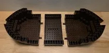 Lego Pirate Dark Brown Ship / Boat Hull Brick 16 x 13 x 2 64651 For 4195, 10210