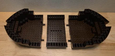 Lego Pirate Dark Brown Ship / Boat Hull Brick 16 x 13 x 2 64651 For 4195, 10210