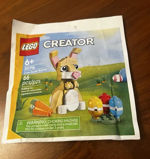 LEGO Creator 30716 Cute Easter Bunny Seasonal Polybag Set 66 pcs Age 6+