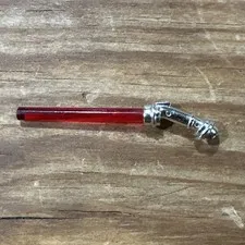 LEGO Star Wars Count Dooku Curved Chrome Hilt lightsaber W/Translucent Red Saber