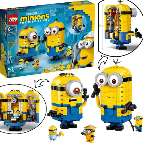 NEW LEGO 75551 Minions The Rise of Gru Lair Kevin Stuart Bob 2019 Retired Sealed