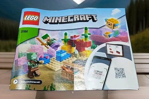 LEGO Minecraft Coral Reef 21164 Manual Instruction Booklet Only