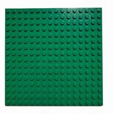LEGO 16 X 16 5”x5” DARK GREEN #91405 BASEPLATE W/ UNDERSIDE RIBS PREOWNED