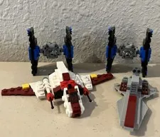 LEGO Star Wars Republic Attack Cruiser Shuttle 30053 30050 TIE Fighter 8028