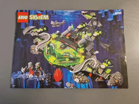 Lego Building Instructions 6198 System Aquazone Stingray Striker Instruction Only