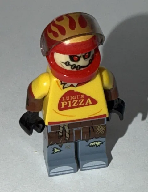 LEGO DC Super Heroes Scarecrow Pizza Delivery Outfit Minifigure sh0332 Set 70910