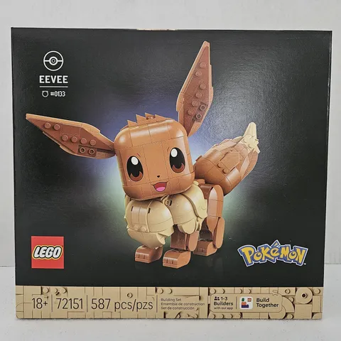 LEGO® Pokémon Eevee 72151,  #0133, Sealed In Box