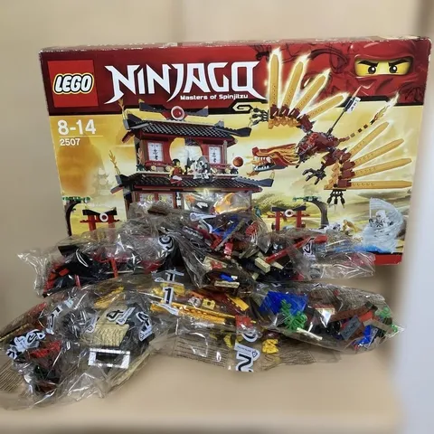 LEGO NINJAGO The Golden Weapons Fire Temple 2507 In 2011 New Retired Sealed Bags