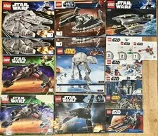 Lego Star Wars 23 Pc Instruction Manual Lot