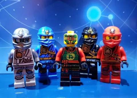 Lego Ninjago Lot JUNGLE ROBE Tournament Of Elements Zane Kai Jay Cole Nya