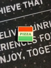 LEGO White 2x2 Printed Pizza Tile Plate Food Accessory Minifig  Part #3068