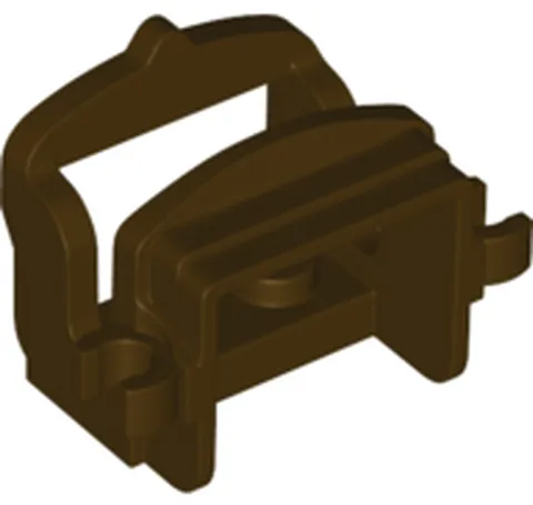 LEGO Dark Brown Horse Saddle with Clips 4491b Used Genuine