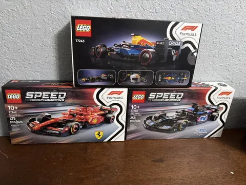3X LEGO Speed Champions F1 Race Cars Lot 77248, 77242, 77243, NEW Sealed